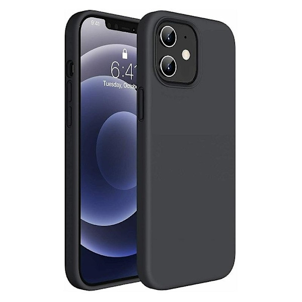 iPhone 12 / iPhone 12 PRO - Silikone TPU Blødt Cover - Sort Sort