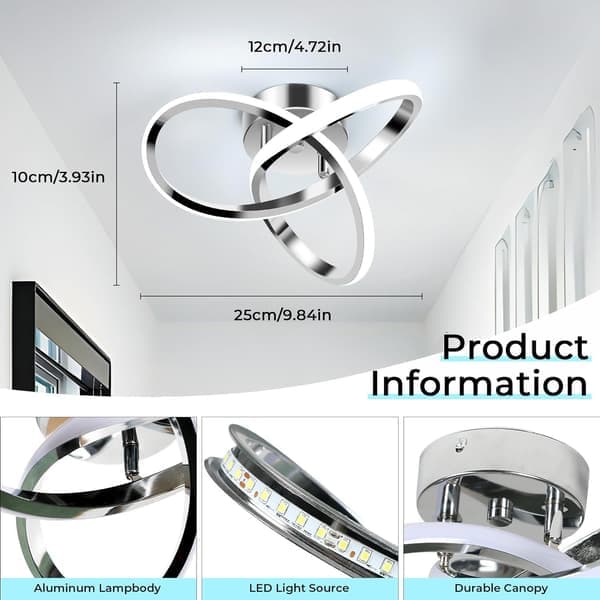 LED loftlampe, loftslampe, LED-lampe, sort