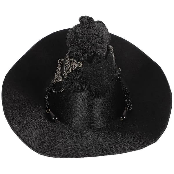 Troldmandshat Hårklemmer .5x14.5x8.5cm Halloween Hatte Til Kvinder 1 Stk