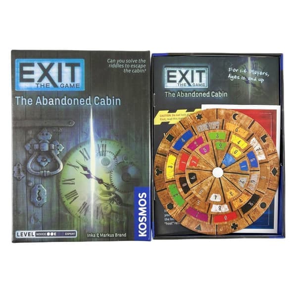 Exit Kortspil Den Forladte Hytte Den Hjemsøgte Rutsjebane Død Mand på Orientekspressen Gådernes Hus Brætspil DL08E-Exit-Haunted DL08E-Exit-Haunted