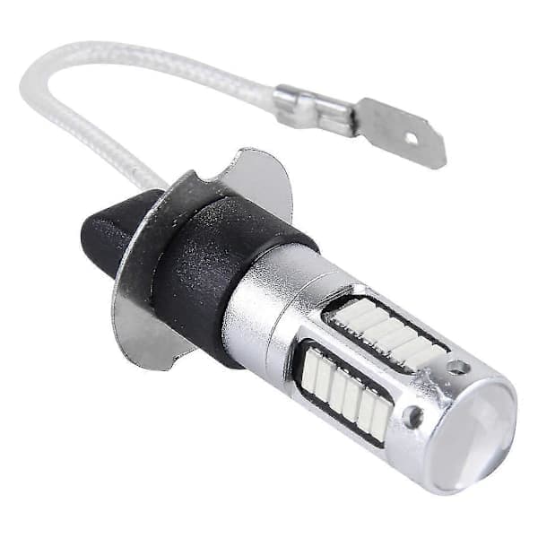 2 stk. H3 10W 30 SMD-4014 LED tåkelys for bil, DC 12V Blått lys Blue Light