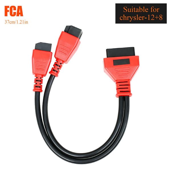 Autel 12+8 diagnostiikkasovittimen kaapeli (OBD2-naaras MS908/MS906S/MS908S Pro/MS905-liittimeen) Chryslerille