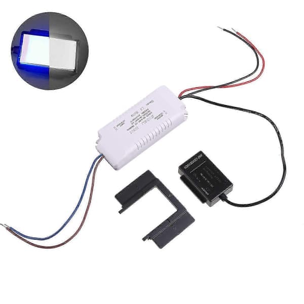 Vanntett 300W berøringssensorbryter for baderoms LED-speillys med CE-sertifisering, lys grå Light Grey