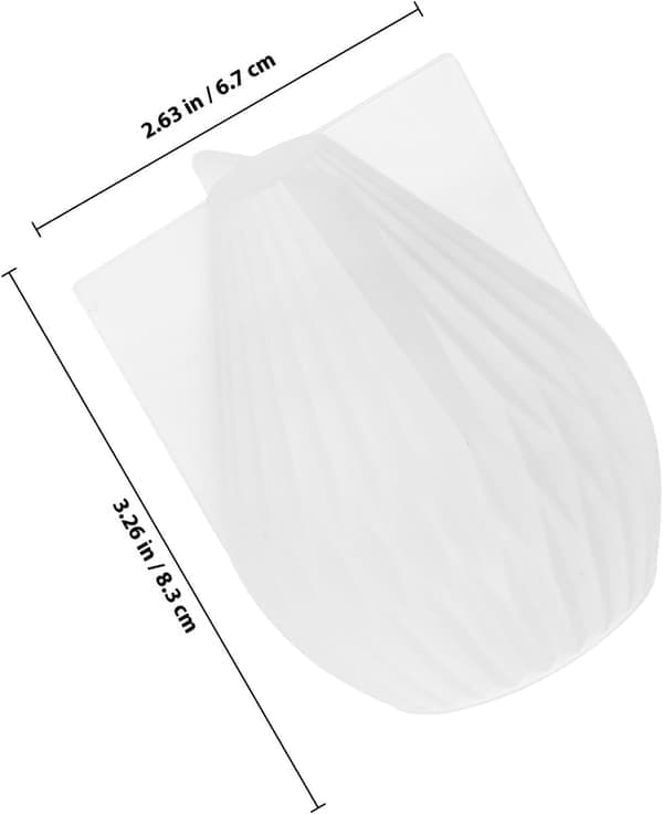 Kreativ DIY Silikone Lysform til Pæreformede Duftlys, Sikkert og Lugtfrit Materiale