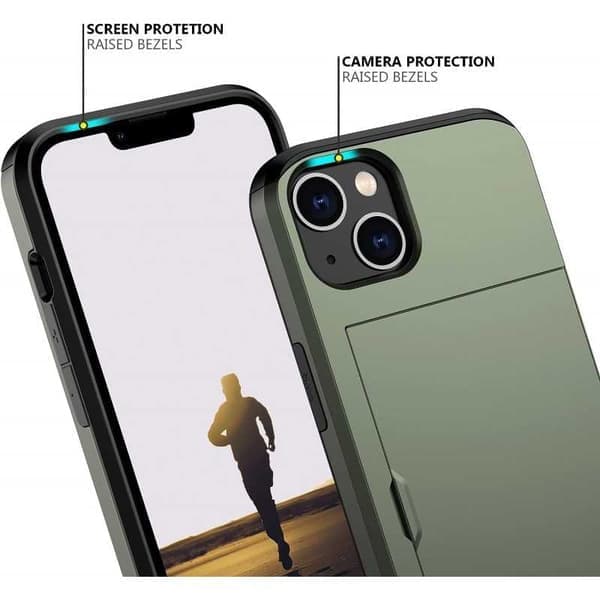 iPhone 11 Stødsikkert Cover Kortplads StreetWise - Grøn