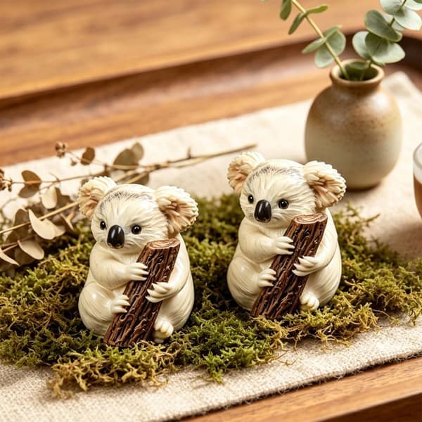 Hugging Tree Koala-formede silikonformer Allsidige silikonlysformer