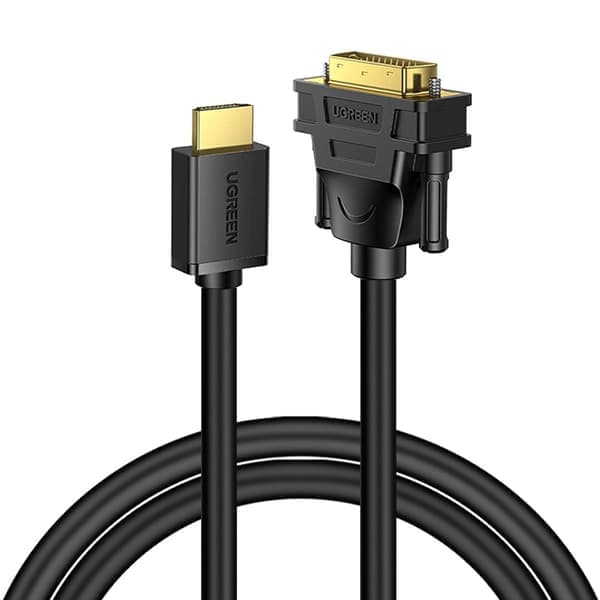 UGREEN 1,5 m 60 Hz HDMI - DVI-kaapeli, musta