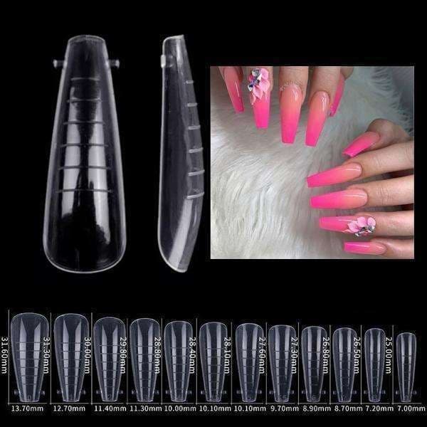 Kit Polygel Musk - Dualform, Form tips - Slip solution flerfarget