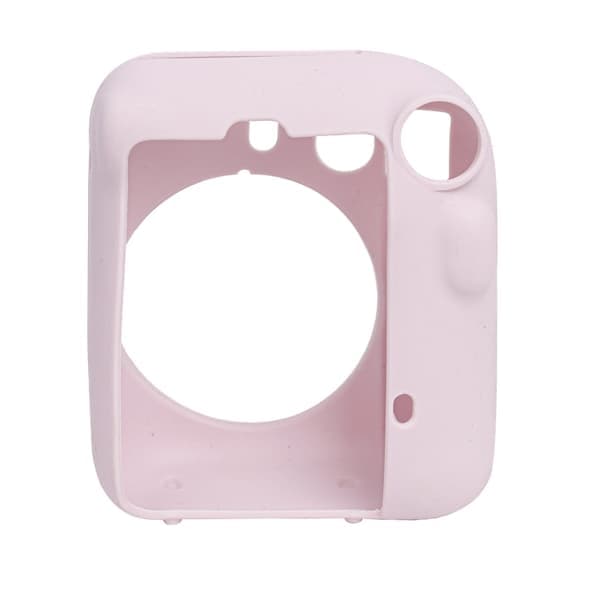 Mjukt silikonkameraskydd för FUJIFILM instax mini 12 Rosa Rosa