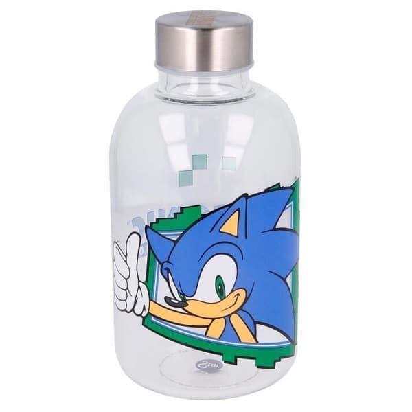 Sonic The Hedgehog 620 ml drikkeflaske i glas