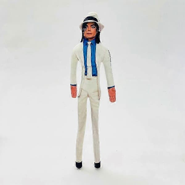 6 st MJ Poseable Böjbar Dockprydnad Handgjord Dekorationspresent_NY