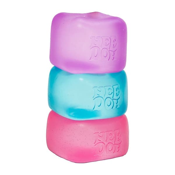 Needoh Nice Cube Stressipallo & Mielilelu Violetti Purple