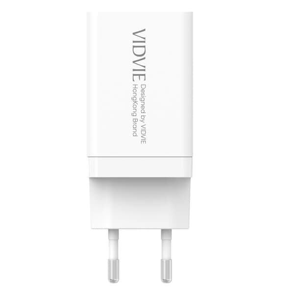 SuperFast Laddare GaN 67W 3X(1x USB A - 2x USB C) iPhone 15-serien Vit