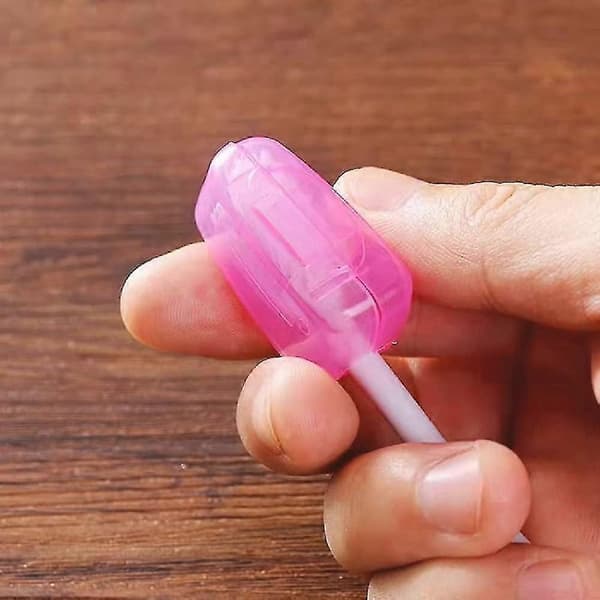 10 stk. bærbare tannbørstehodebeskyttere, reisetannbørstebeskytterdeksel