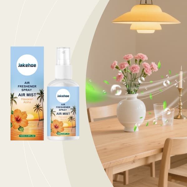 Luftfriskerspray – renser og fjerner indendørs lugte, efterlader en naturlig, langvarig duft