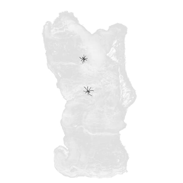 Edderkoppespind Halloween Dekoration Rekvisit med 1 sæt edderkoppespind