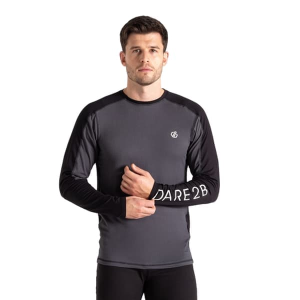 Dare 2B Herre Exchange III Baselayer Sæt M Sort/Ebony Sort/Ebony M Black/Ebony M