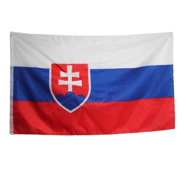 Slovakia Flagg 90x150cm Banner Utendørs Innendørs Festdekorasjon Blå