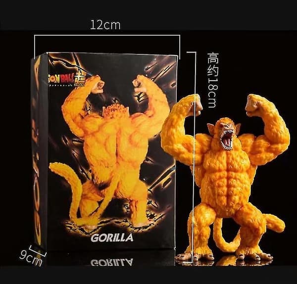 14 cm Dragon Ball Z Stor Ape Son Goku Modell Samleleker