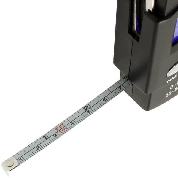 Fiskskala - CAMPTECK - U6847 - 50kg/110lbs - LCD-display - Måttband