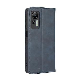 Læder telefoncover til Ulefone Note 14 (Blå)