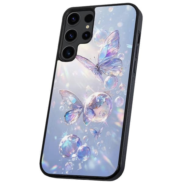 Samsung Galaxy S23 Ultra - Deksel/Mobildeksel Sommerfugler