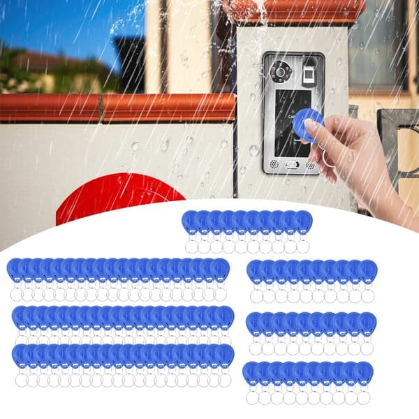 100 stk 125kHz vanntette smarte RFID ID-kort adgangskort