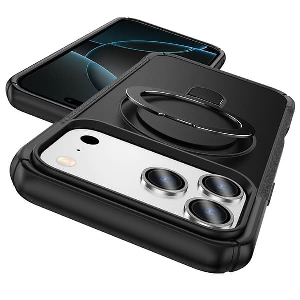 Kompatibelt magnetisk telefoncover med stativ til iPhone, stødsikkert og beskyttende cover blåt iPhone16Plus blue iPhone16Plus