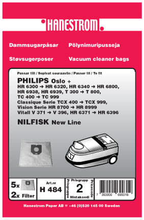 Pölynimuripussit PHILIPS OSLO+
