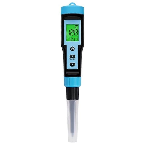 Mat PH-mätare 0.00-14.00PH Hög noggrannhet Temp PH-testare Sensor Syraanalysator för köttkonservering Ost Deg Vatten A