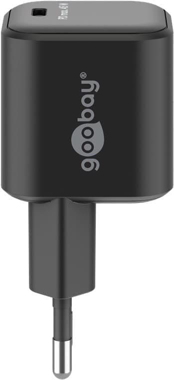 USB-C™ PD GaN hurtiglader Nano (45W) svart