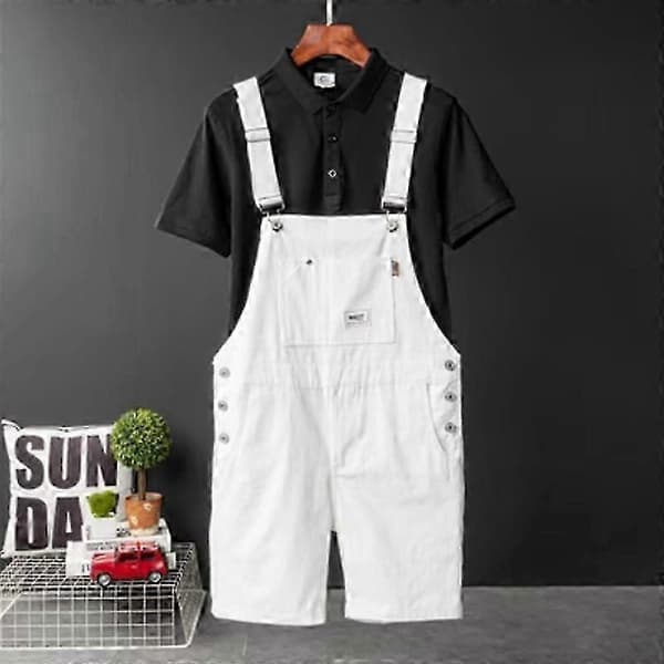Retro smekkeshorts for menn Sommer løse rette uformelle arbeidsshorts for menn