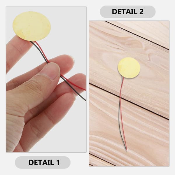 40 stk. Piezo Trigger Buzzer-skiver for tilbehør til akustiske instrumenter