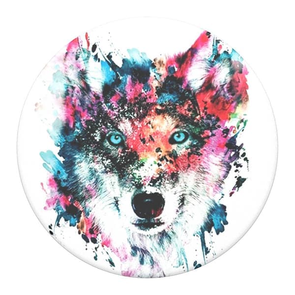 PopSockets avtakbart grep med stativfunksjon Ulv