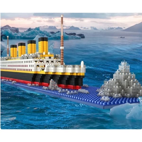 Titanic Skibsbyggesæt 1860 Dele Stor Model 14+