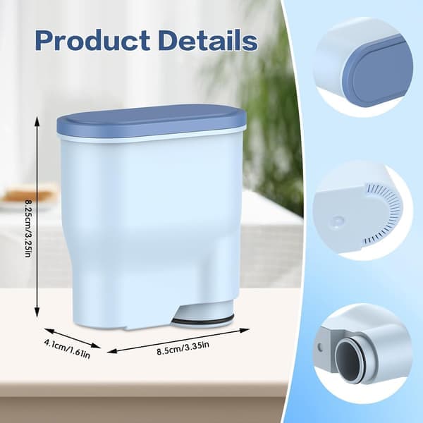 Filterpatroner til Aqua Clean fuldautomatiske kaffemaskiner, til Philips Ca6903/10 og Ca6903/22