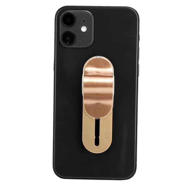 Momo Stick Smarttelefonstativ og stropp Fingerholder Klebrighet 3-trinns justerbar ABS Gull