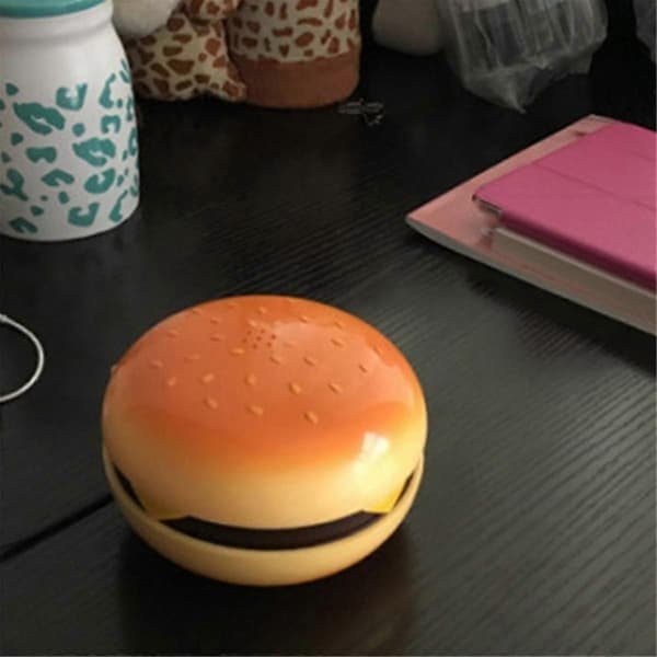 Sjove gadgets, der efterligner hamburgertelefon, fastnettelefon, cheeseburgertelefon til hjemmekontoret