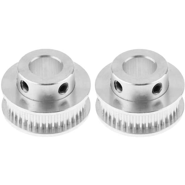 GT2 tandremsskive 40 tænder 10 mm hul til CNC 3D-printer 6 mm bred rem 2 stk. serie