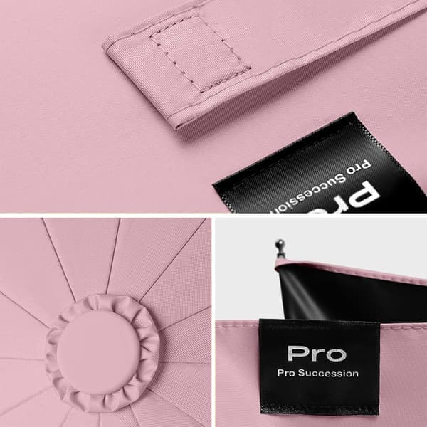 Reseparaply - Vindtätt, starkt och kompakt paraply för vind och regn Rosa Normal Pink Regular
