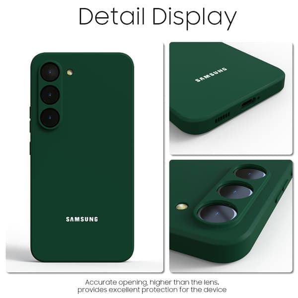 Blødt silikonecover til Samsung Galaxy S24 S23 S22 S21 S10 FE Ultra A55 A54 A35 A34 A16 - Sort[JUN] Til S10Plus Til S10Plus Sort For S10Plus Black