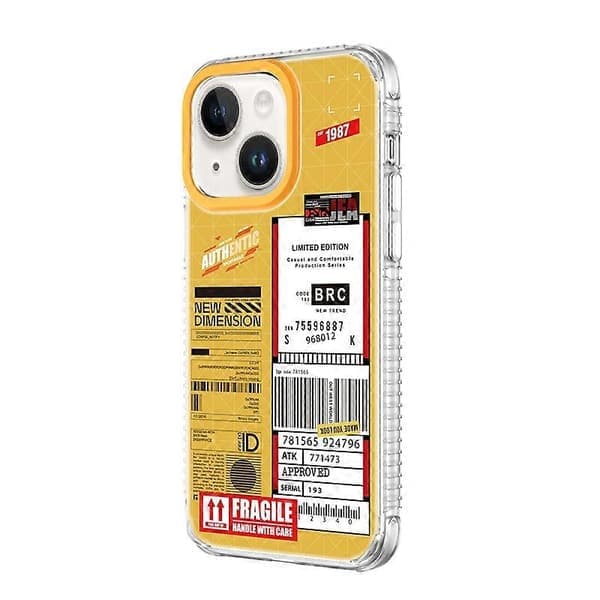 Mutural Dobbeltsidig Laminert Trykt TPU-telefondeksel til iPhone 14