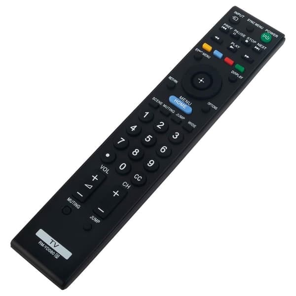 Fjärrkontrollersättning för RM-YD080 för Sony TV Svart