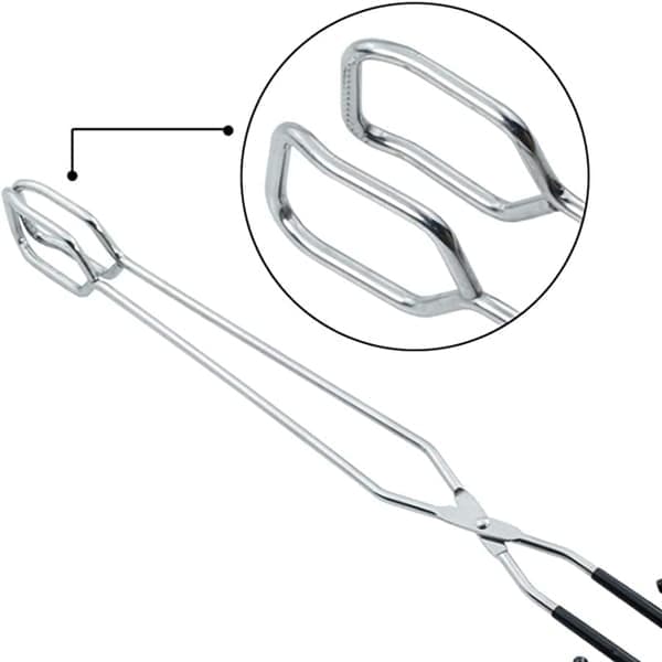 Extra lång sax-tång 41cm Rostfritt stål Grilltång Köksredskap Köksutrustning B B