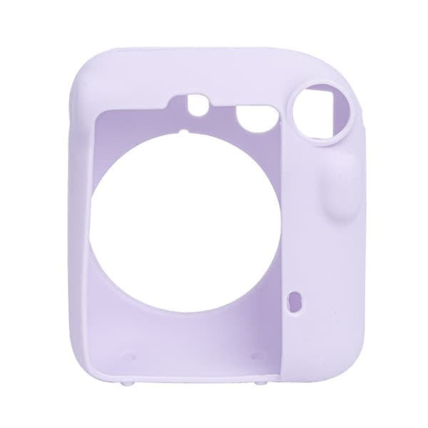 Blødt silikone kameracover til FUJIFILM instax mini 12 Lilla Lila