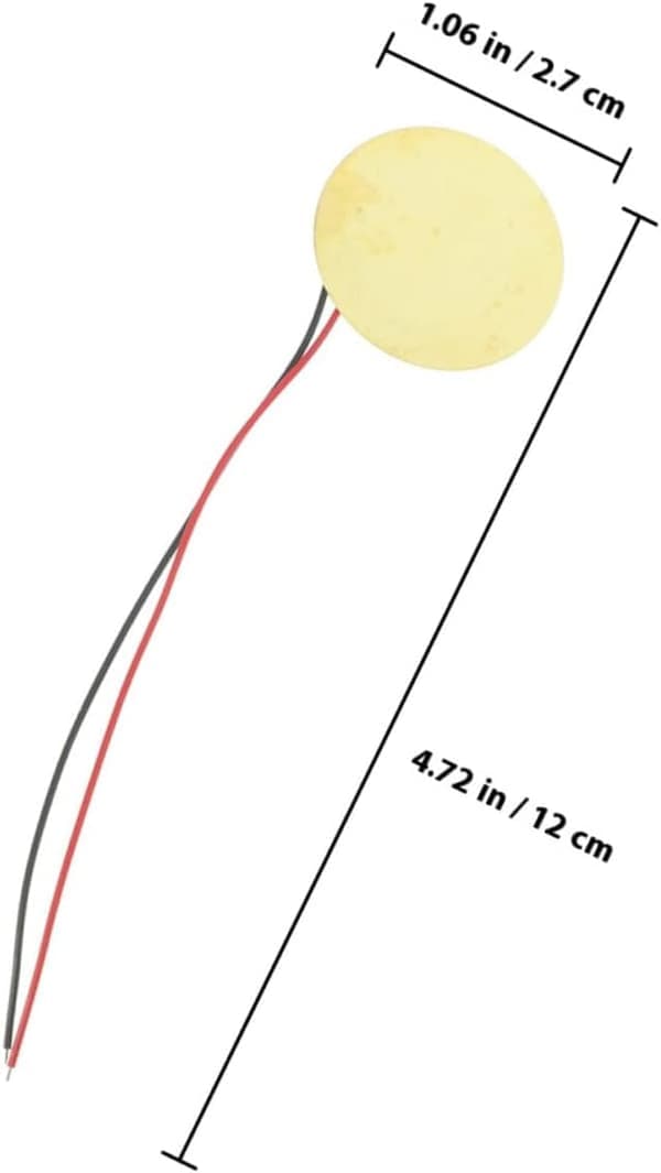 40 stk. Piezo Trigger Buzzer-skiver for tilbehør til akustiske instrumenter