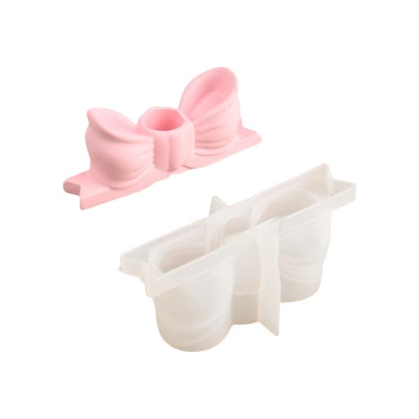 3D Rosetter Lysestakeform Lysestake Silikonform for Lysfremstilling