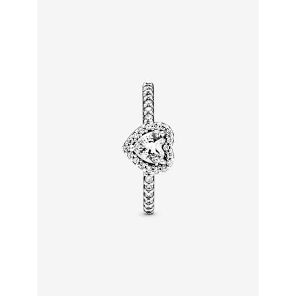 Pandora - Förhöjd Hjärtring - Sterlingsilver Omkrets: 52mm Circumference: 52mm