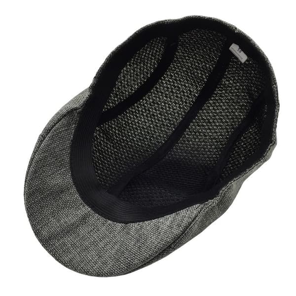 Stilig herrehatt i moderne design - Lin grå Hattomkrets: 56-58cm Beige M