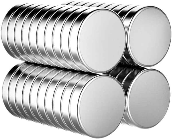 Starka Magneter - Anslagstavla / Kylskåp 20-pack Silver 20